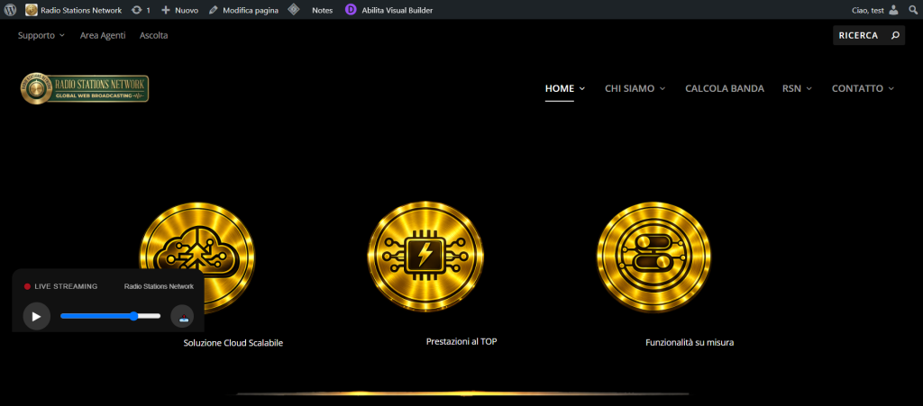Player HTML5 Radio Stations Network