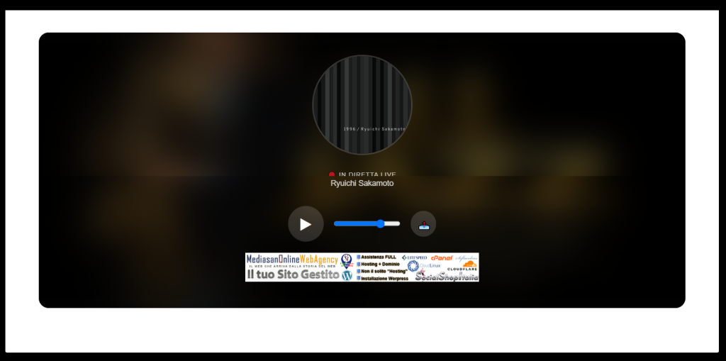 Player Pagina intera Radio Stations Network